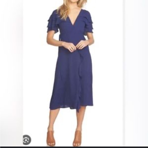 1 State Navy Ruffle Dress - Picture 3 of 3